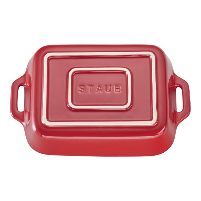 4-pc, Mixed Baking Dish Set, Cherry,,large