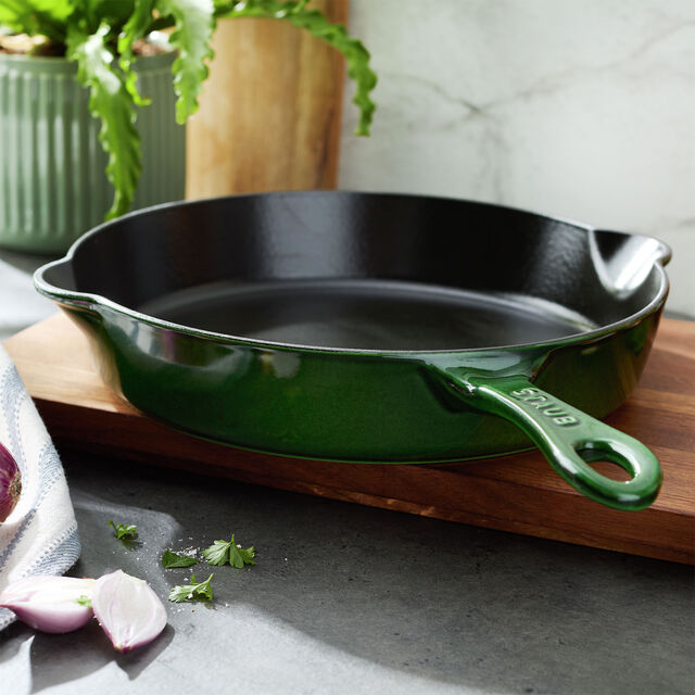 11-inch, Traditional Deep Skillet, Basil,,large