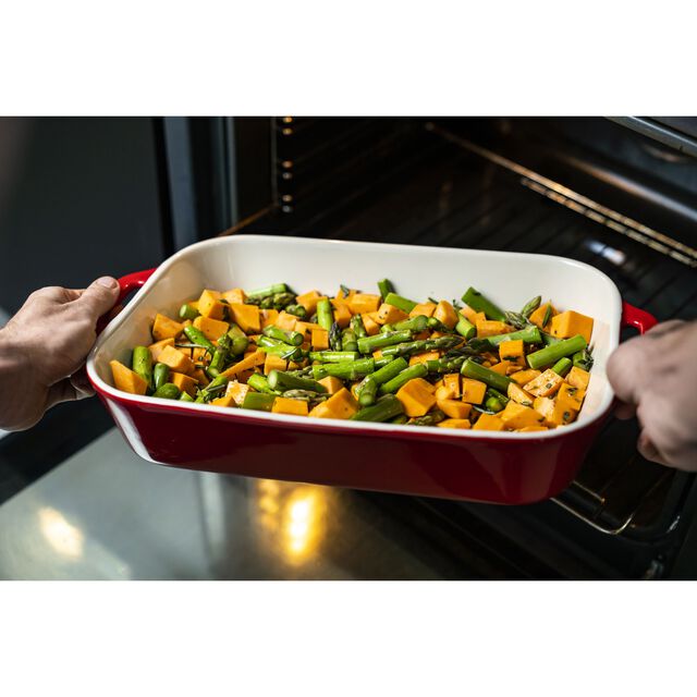 3-pc, Rectangular Baking Dish Set, Cherry,,large