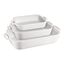 3-pc, Rectangular Baking Dish Set, White preview