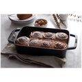12-x 8-inch, Rectangular, Roasting Pan, Matte Black,,large