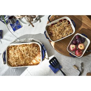 3-pc, Rectangular Baking Dish Set, Dark Blue
