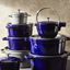 4 qt, Round, Dutch Oven, Dark Blue,,large preview