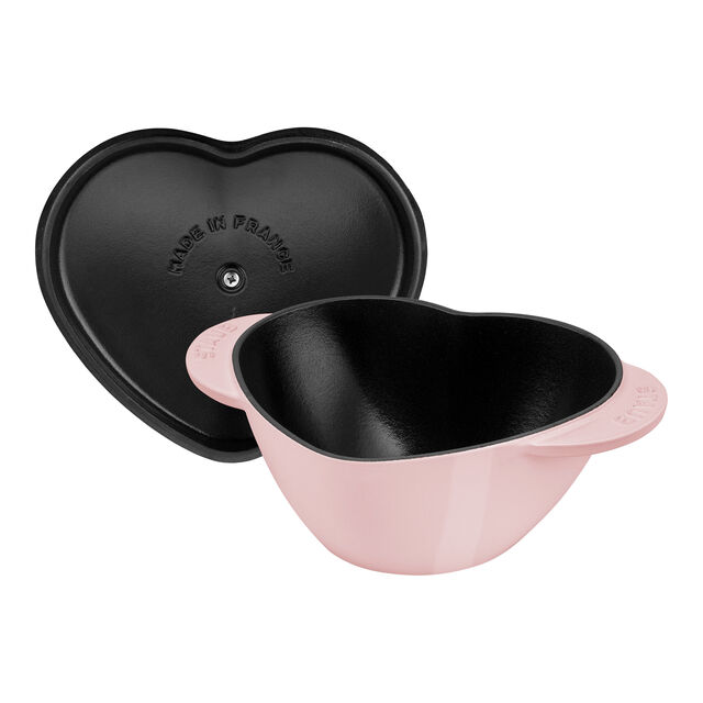 1.75 qt, Heart, Dutch Oven, Peony Pink,,large