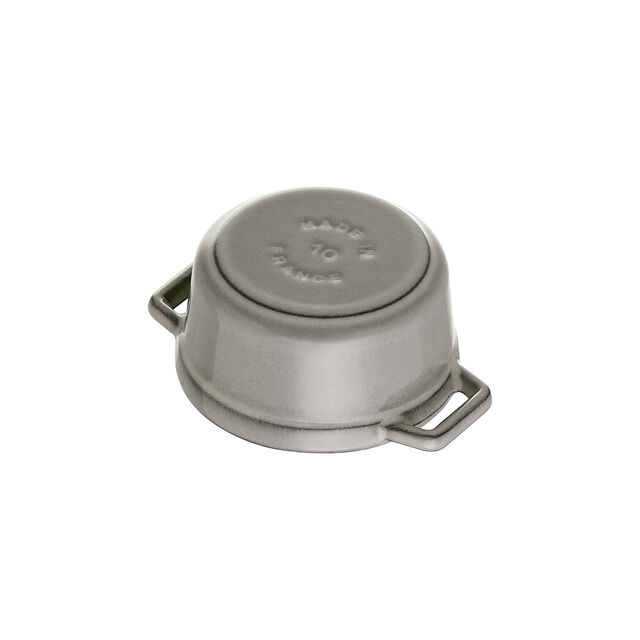 0.25 qt, Mini Round Dutch Oven, Graphite Grey,,large