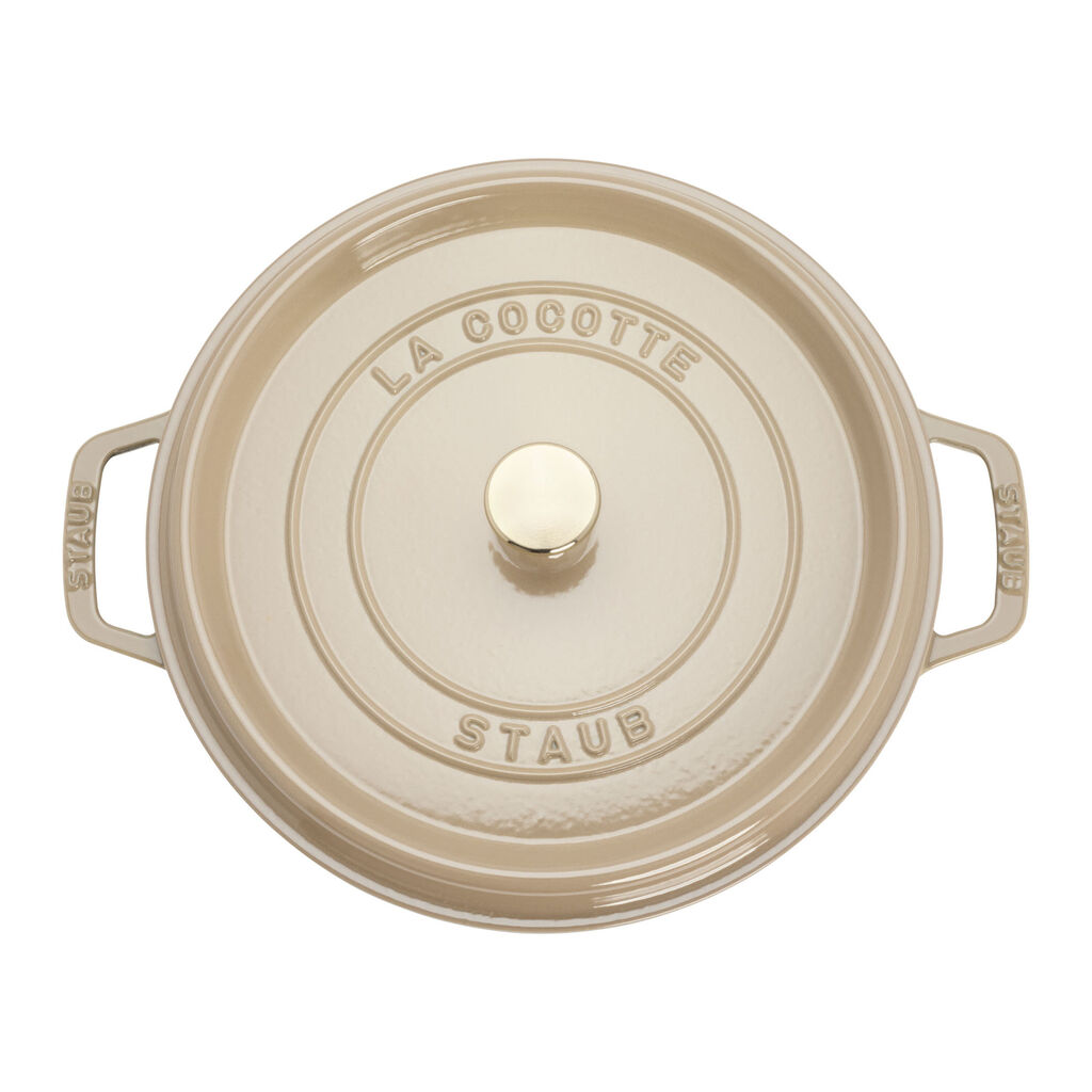 5.5 qt, Round, Dutch Oven, Sesame,,large