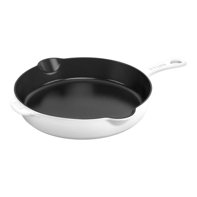 11-inch, Traditional Deep Skillet, Pure White,,large