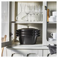 4-pc Stackable Cookware Set, Matte Black, Cast Iron ,,large