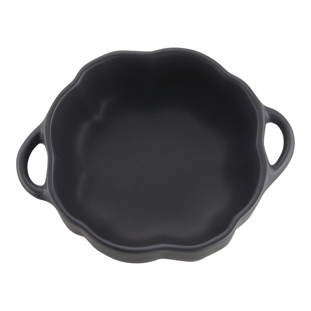 0.5 qt, Pumpkin, Petite Dutch Oven, Matte Black,,large