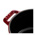 0.25 qt, Mini Round Dutch Oven, Grenadine,,large