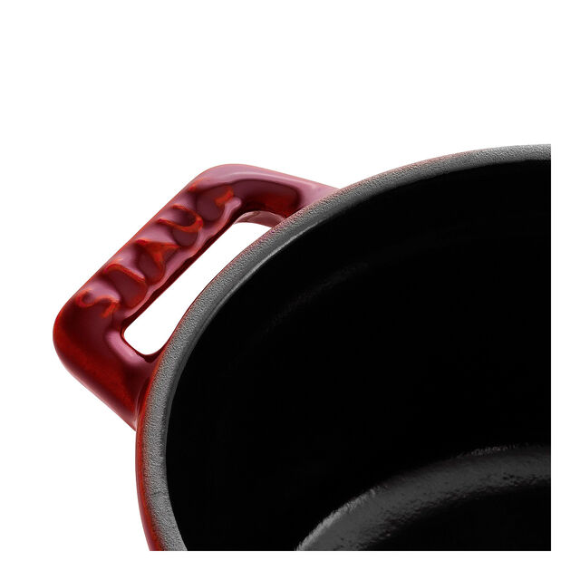 0.25 qt, Mini Round Dutch Oven, Grenadine,,large