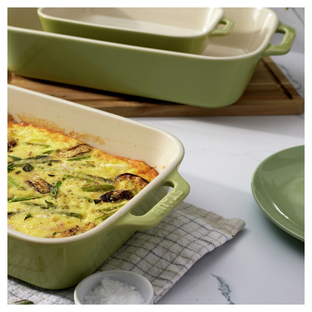 3-pc, Rectangular Baking Dish Set, Light Green,,large
