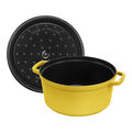 7 qt, Round, Dutch Oven, Citron,,large