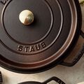 7 qt, Round, Dutch Oven, Matte Espresso,,large