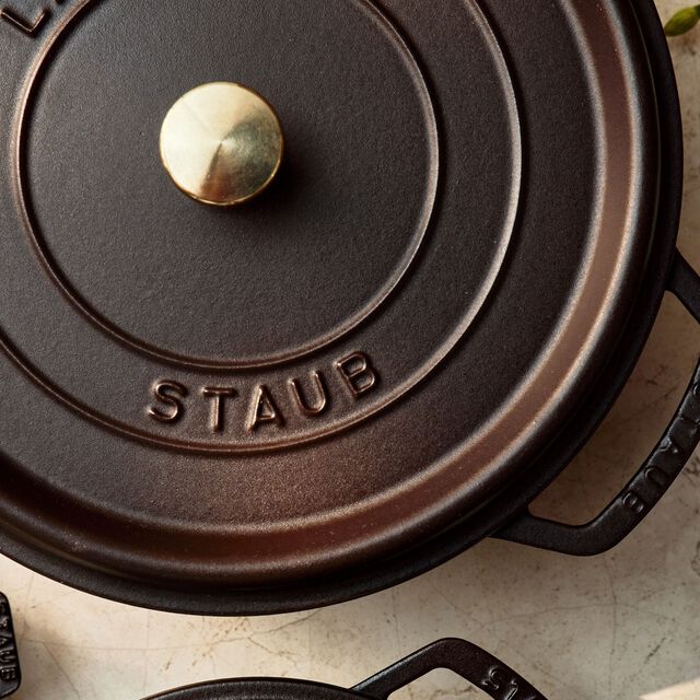 7 qt, Round, Dutch Oven, Matte Espresso,,large