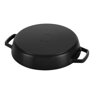 13-inch, Double Handle Fry Pan, Matte Black