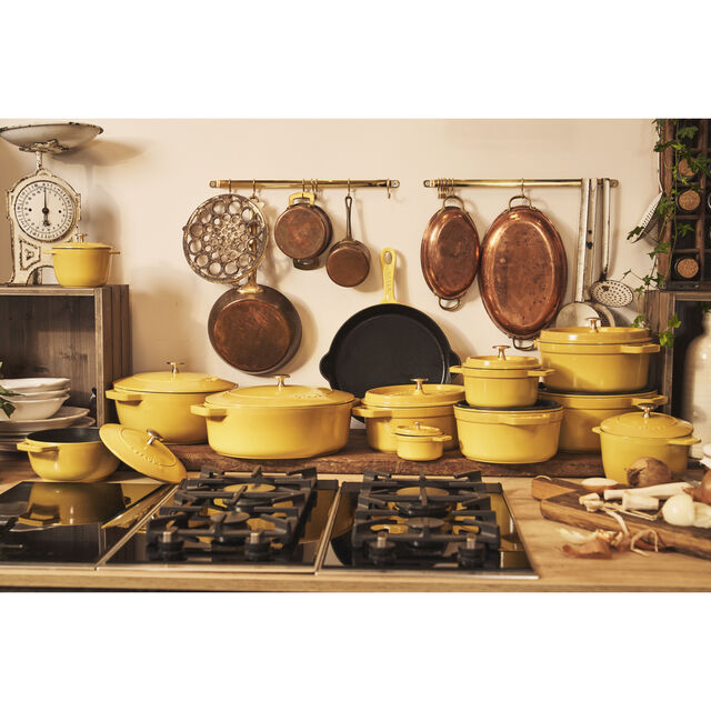 6 qt, Wide Oval French Oven, Citron,,large