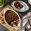 3-pc, Oval, Bakeware Set, White,,large preview