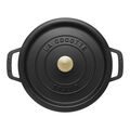 7 qt, Round, Dutch Oven, Matte Black - Factory Second,,large