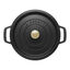 0.5 qt, Round, Dutch Oven, Matte Black,,large preview