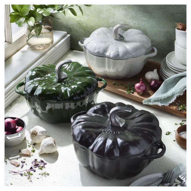 3.5 qt, Pumpkin, Dutch Oven With Stainless Steel Knob, Basil,,large