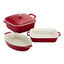 4-pc, Mixed Baking Dish Set, Cherry,,large preview
