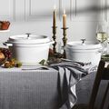 4 qt, Round, Dutch Oven, Pure White,,large