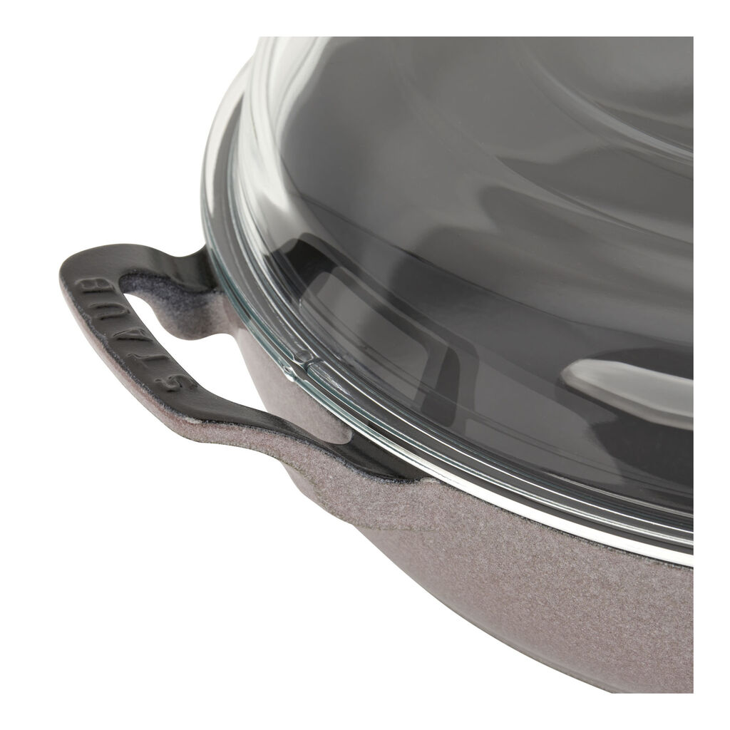 3.5 qt, Braiser With Glass Lid, Lilac,,large