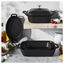 5-pc, Mixed Baking Dish Set, Matte Black,,large preview