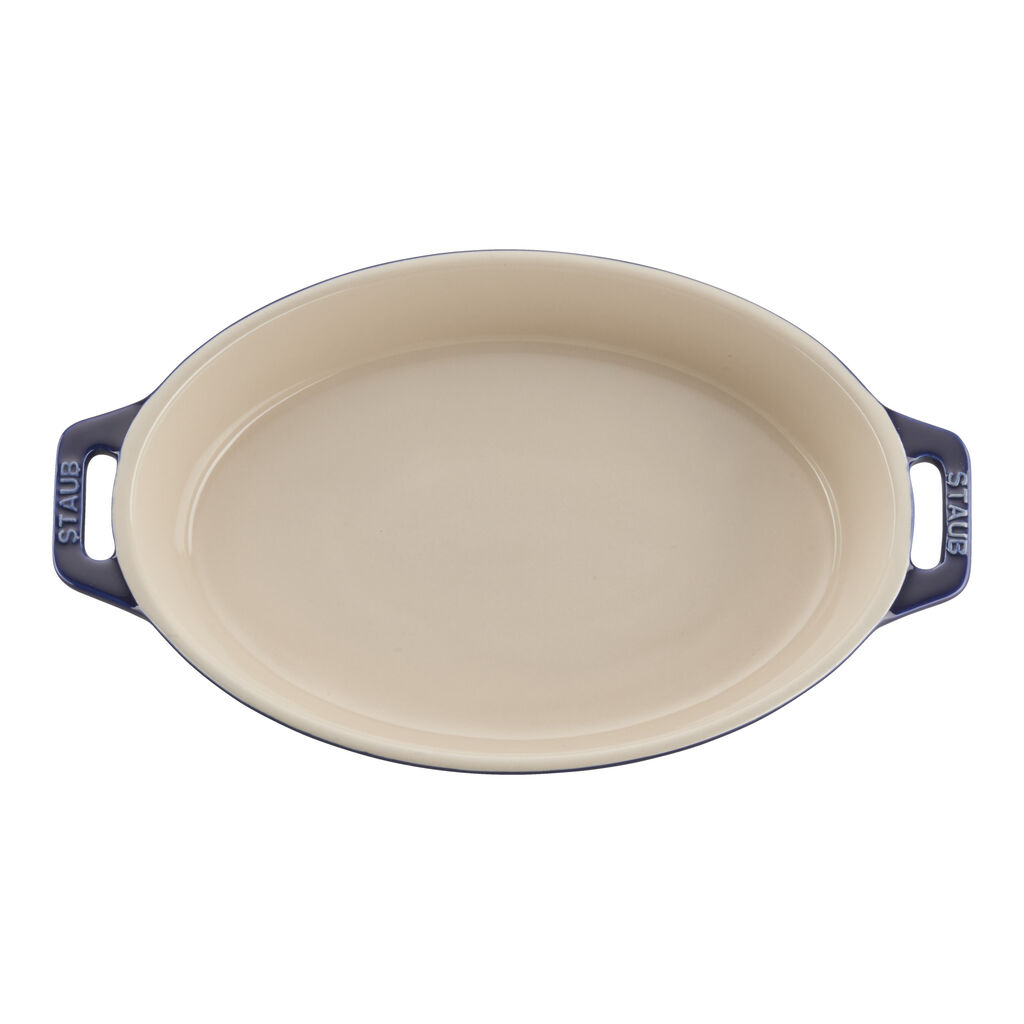 2-pc, Oval Baking Dish Set, Dark Blue,,large