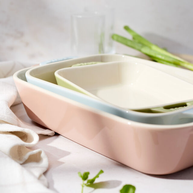 3-pc, Macaron Baking Dish Set, Mixed Colors,,large