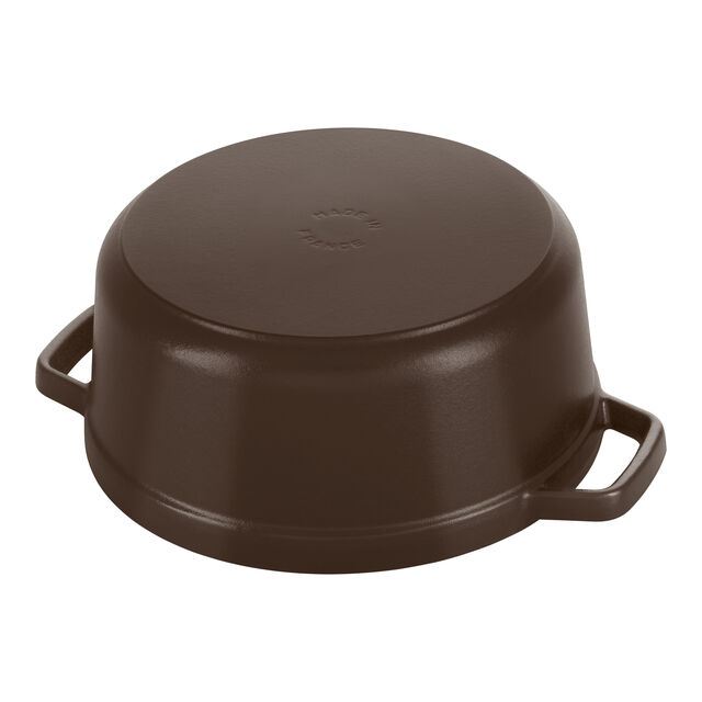 5.5 qt, Round, Dutch Oven, Matte Espresso,,large