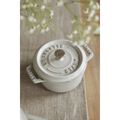 0.25 qt, Mini Round Dutch Oven, White Truffle,,large