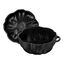 3.5 qt, Pumpkin, Dutch Oven With Brass Knob, Matte Black,,large preview