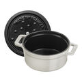 0.25 qt, Mini Round Dutch Oven, White Truffle,,large