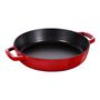 13-inch, Double Handle Fry Pan, Matte Black,,large