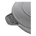 8-inch, Round, Covered Baking Dish With Lid, Graphite Grey,,large