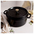 5.5 qt, Round, Dutch Oven, Matte Black,,large
