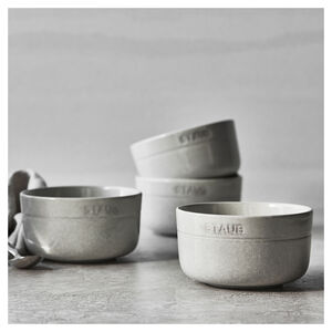 4-pc, Cereal Bowl Set, White Truffle