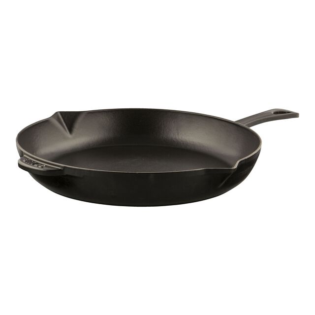 12-inch, Fry Pan, Matte Black,,large