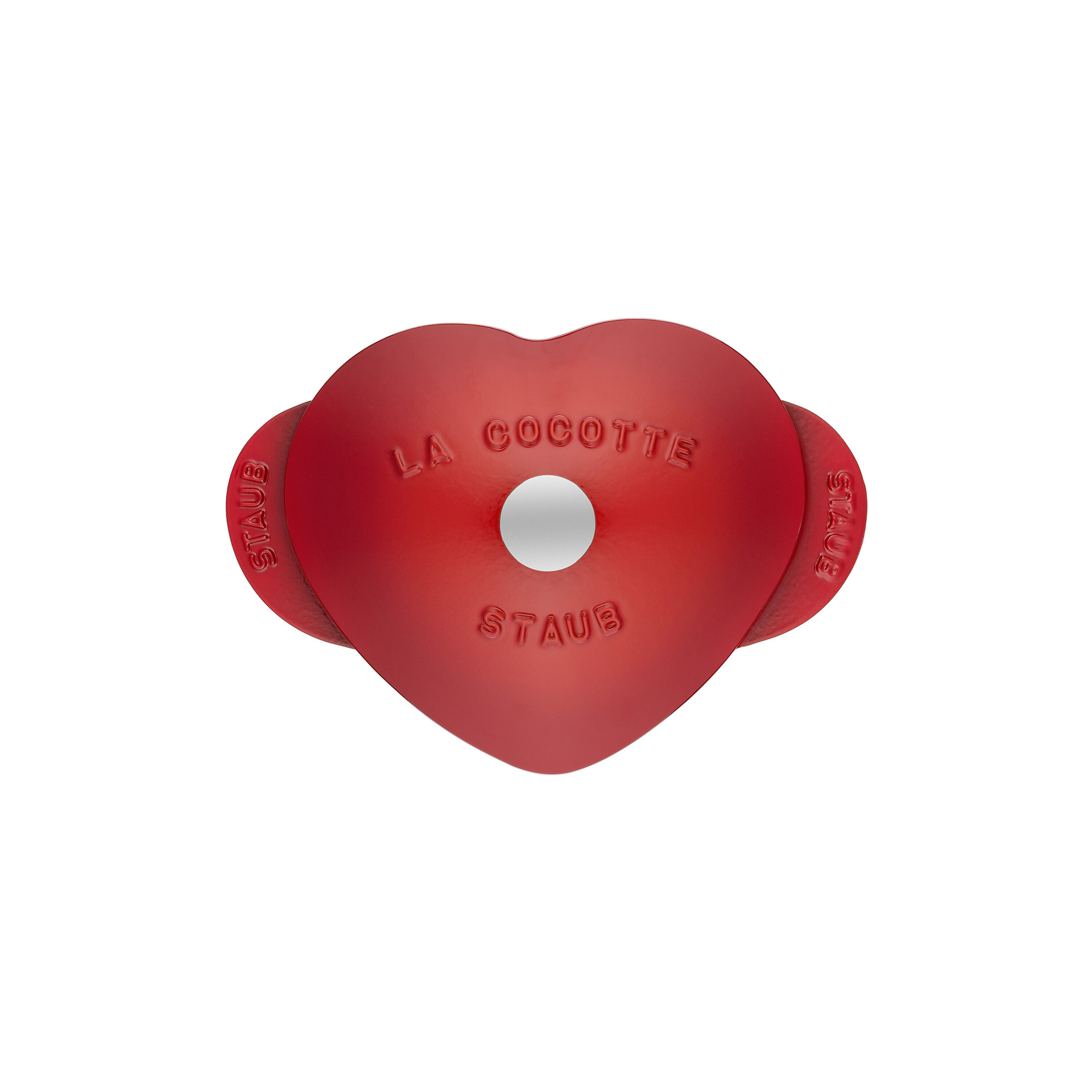 Buy Cast Iron 1.75 qt, Heart, Dutch Oven, Cherry | STAUB