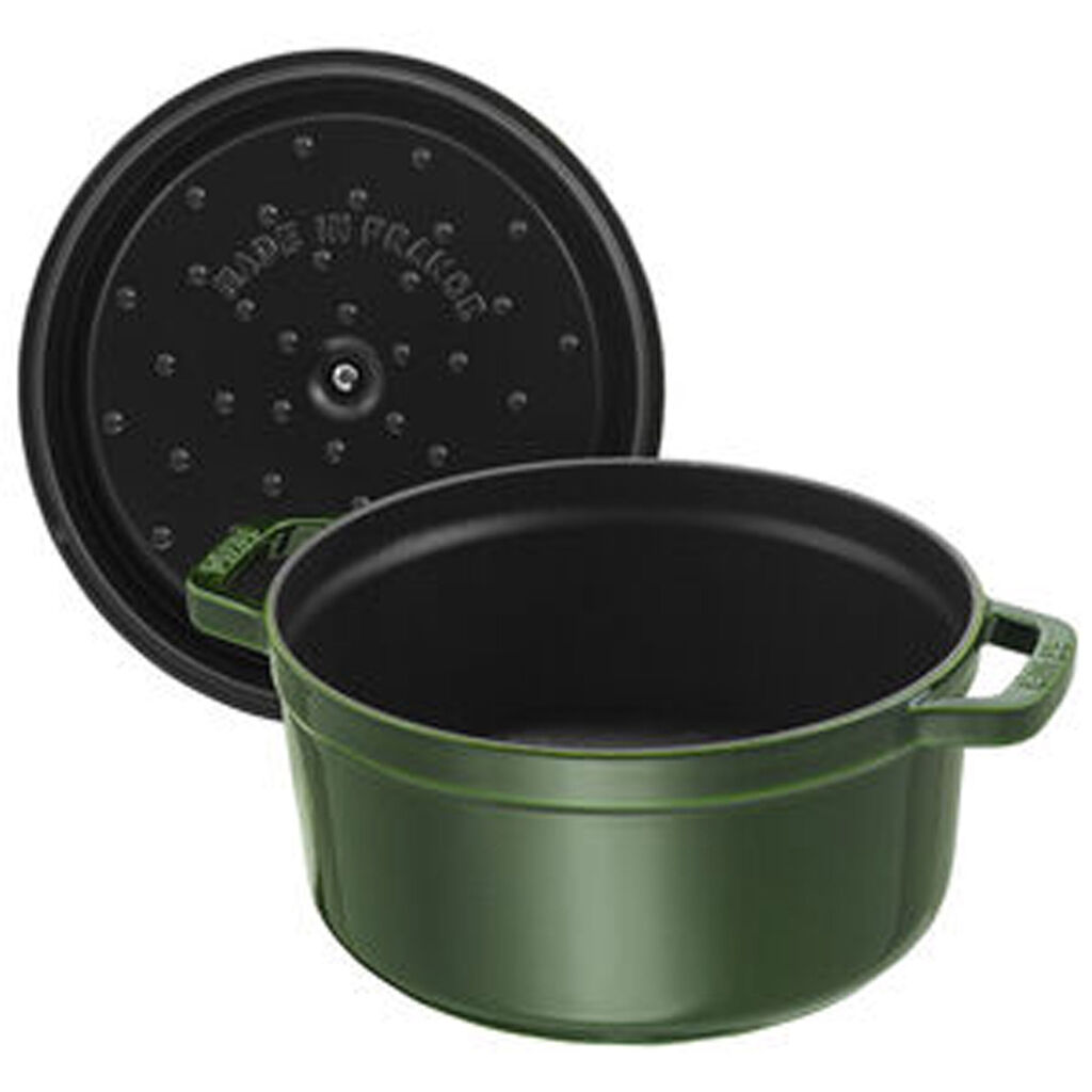 7 qt, Round, Dutch Oven, Basil - Factory Second,,large