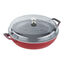 3.5 qt, Braiser With Glass Lid, Dark Blue,,large preview