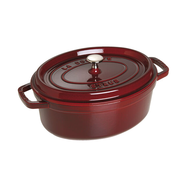 5.75 qt, Oval, Dutch Oven, Grenadine,,large