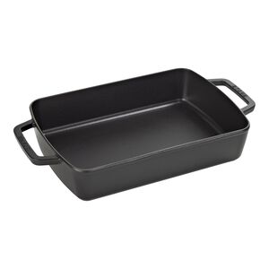 12-x 8-inch, Rectangular, Roasting Pan, Matte Black