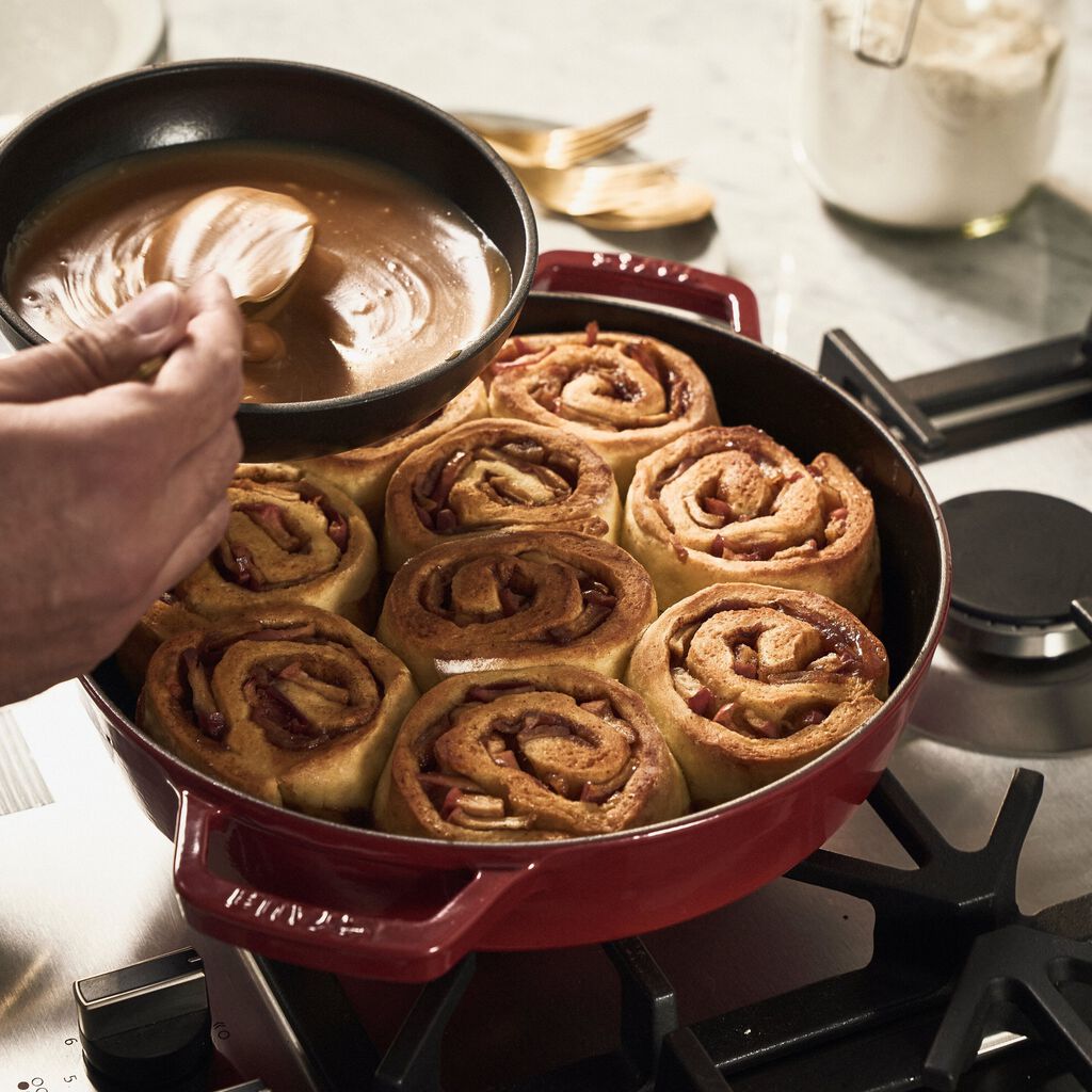 13-inch, Double Handle Fry Pan, Cherry,,large