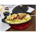 12.25 inch, Oval, Covered Fish Pan, Matte Black,,large