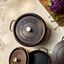 7 qt, Round, Dutch Oven, Matte Espresso,,large preview