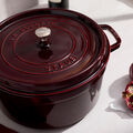9 qt, Round, Dutch Oven, Grenadine,,large