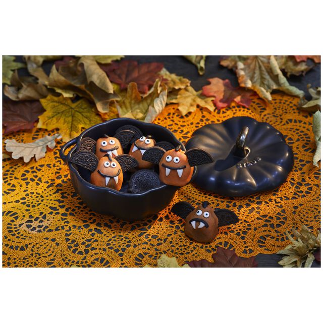 0.75 qt, Pumpkin, Petite Dutch Oven, Matte Black,,large